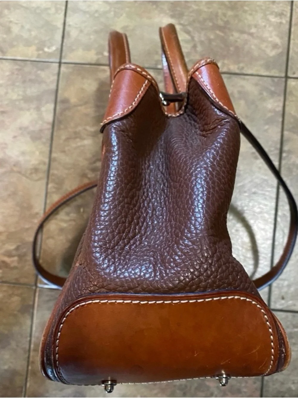Dooney & Bourke Archives - Pebble Leather Tucklock Tote Bag Large